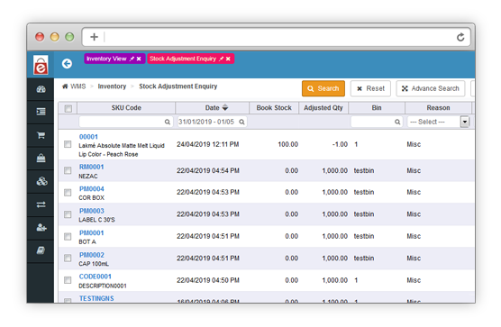 Batch Management of Inventory